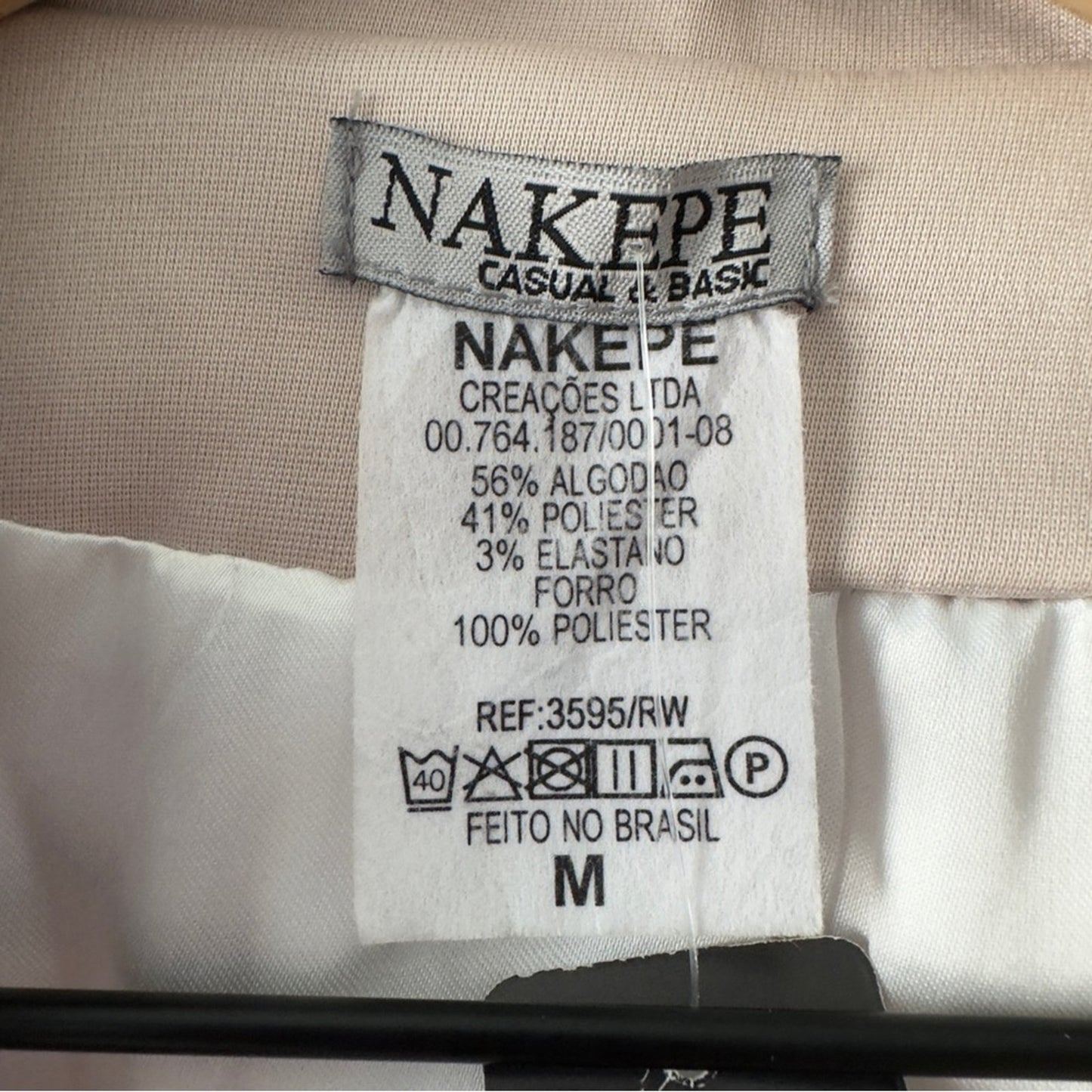 NWT Nakepe Blazer Single Button Front Long Sleeve Collar Pockets Business Office