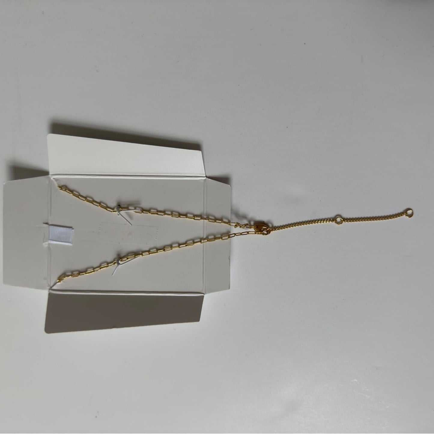 House of Harlow 1960 14KT Gold Pleated Brass Spiral Seashell Necklace Chain Hook