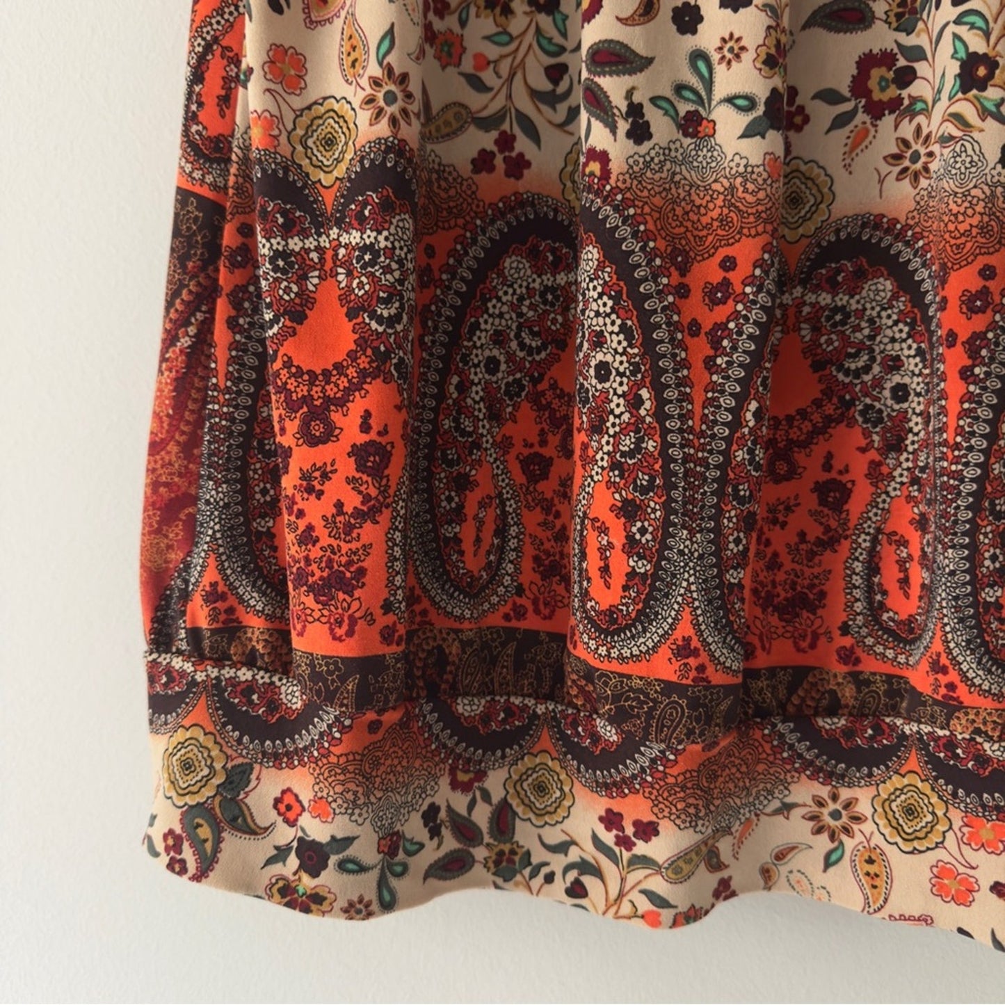 Y2K Heart Souls Paisley Print Sleeveless Top Sleeveless Tank Floral Banded Waist