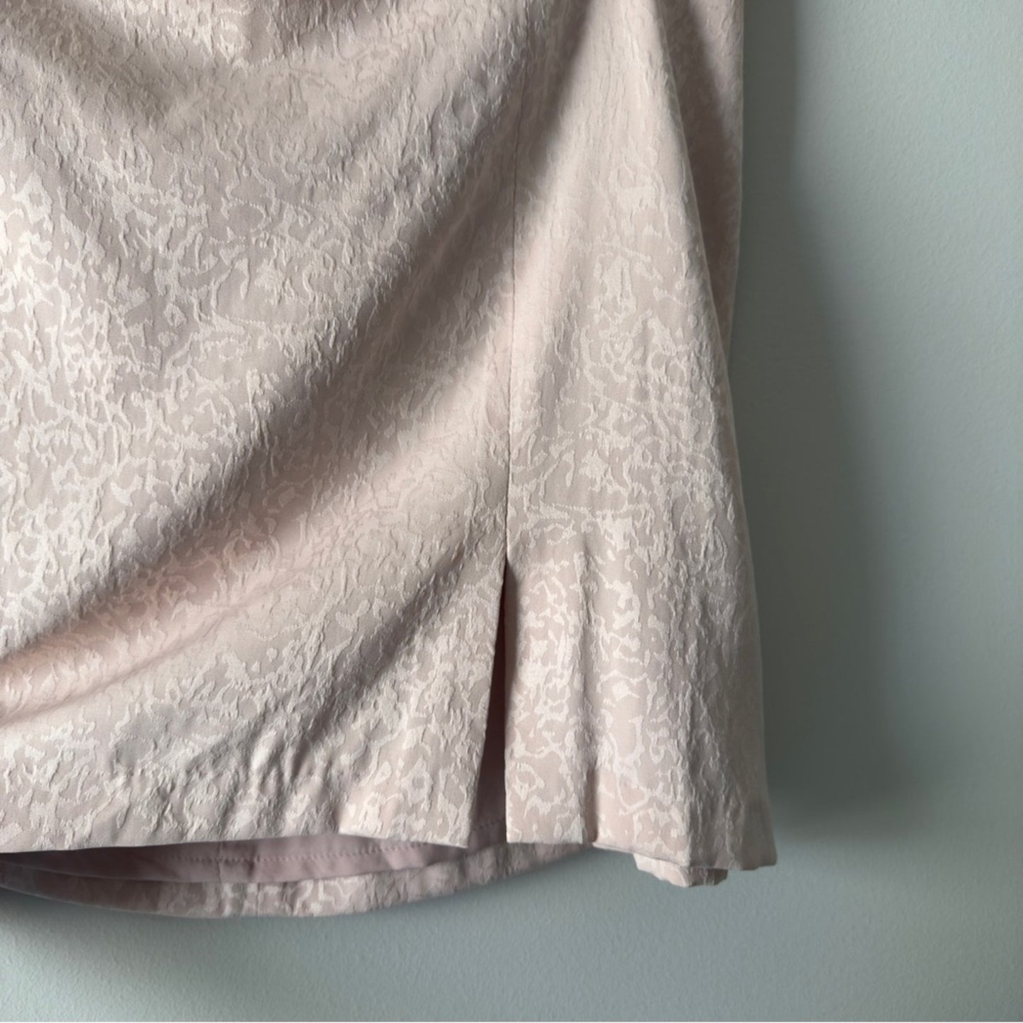 House of Harlow 1960 Revolve Blush Pencil Skirt abstract animal print mini slit