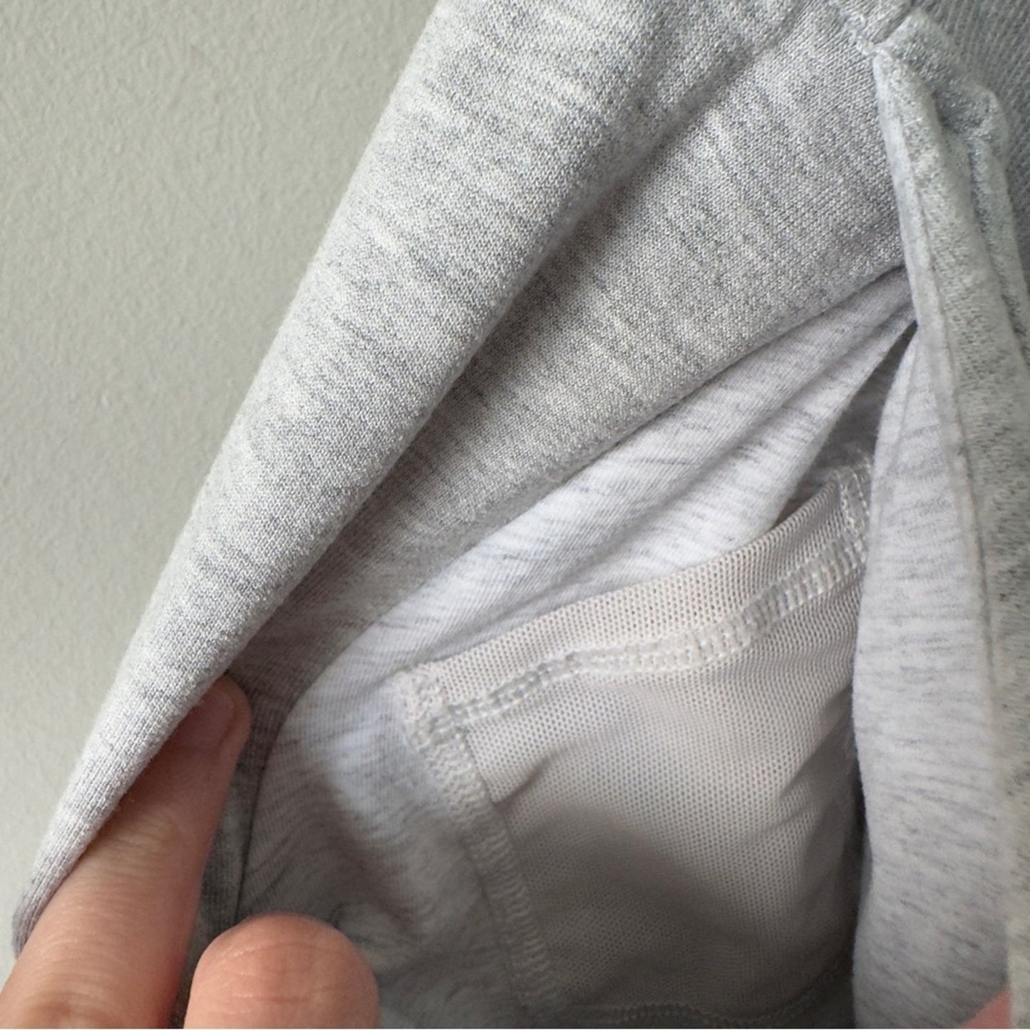 Lululemon Warm Down High-Rise Jogger in Heathered Core Ultra Light Grey Pants 2