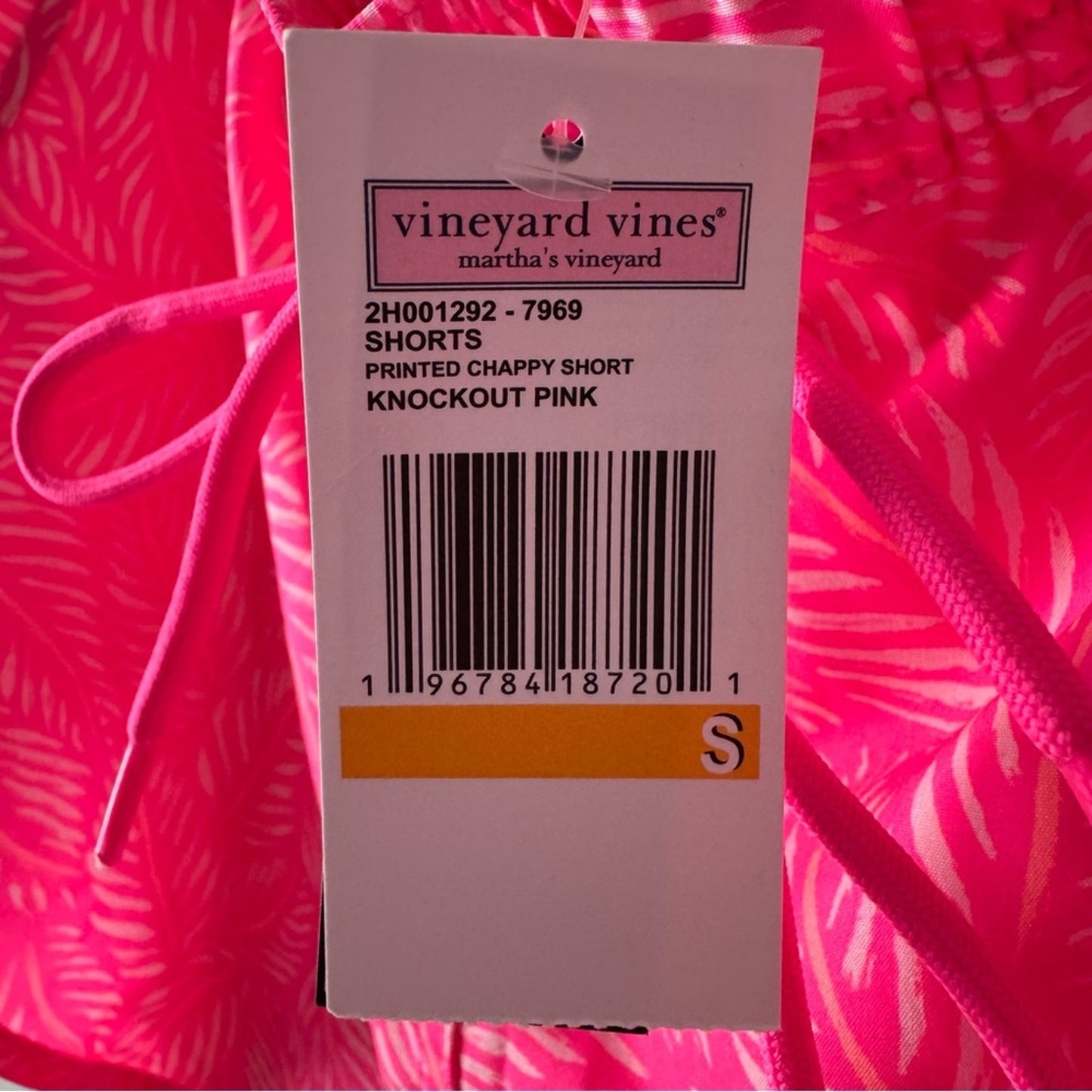 Vineyard Vines Performance Printed Chappy Shorts in Knockout Pink Athletic Swim