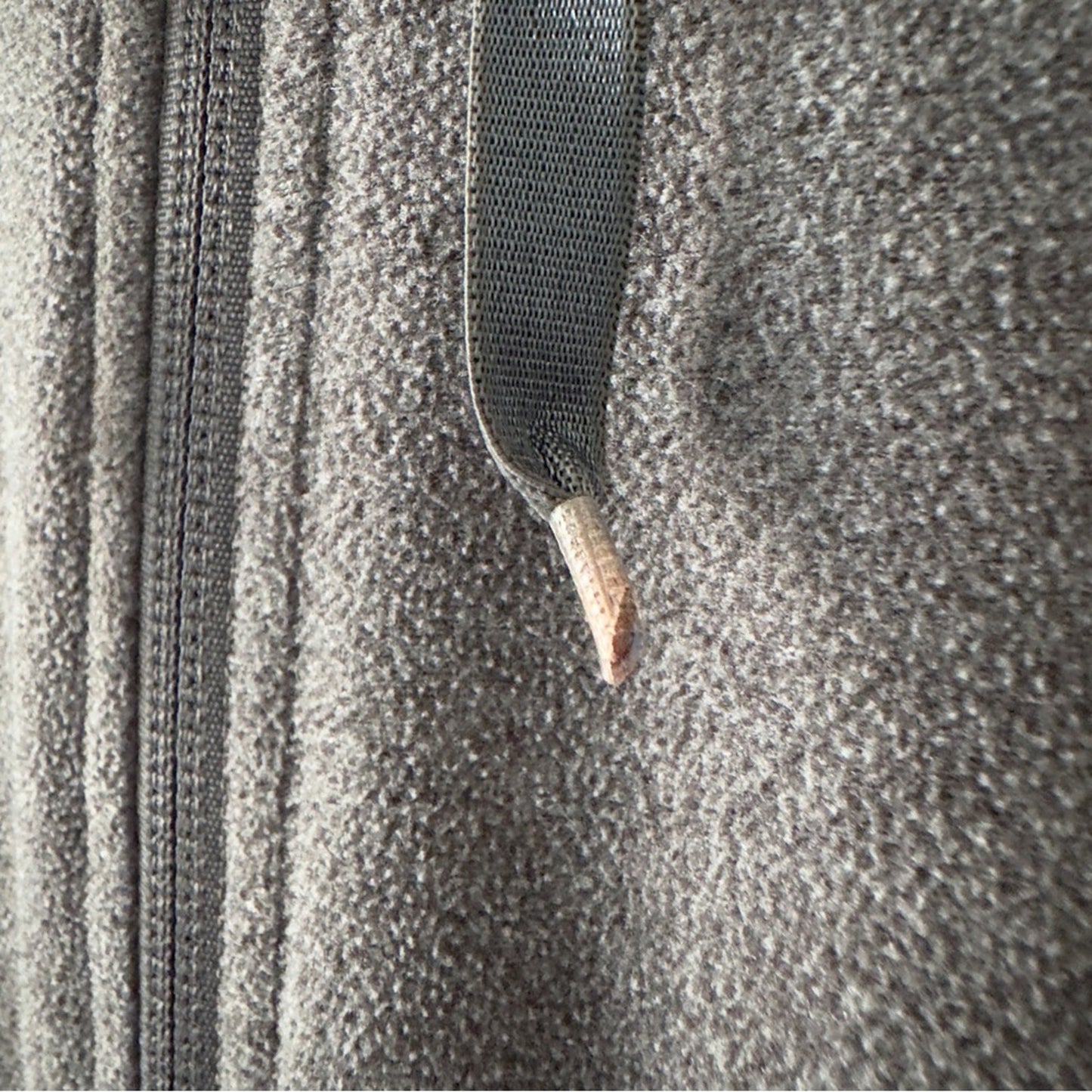The North Face Gray Fleece Hoodie Jacket Full Zip Long Sleeve Pockets Drawstring