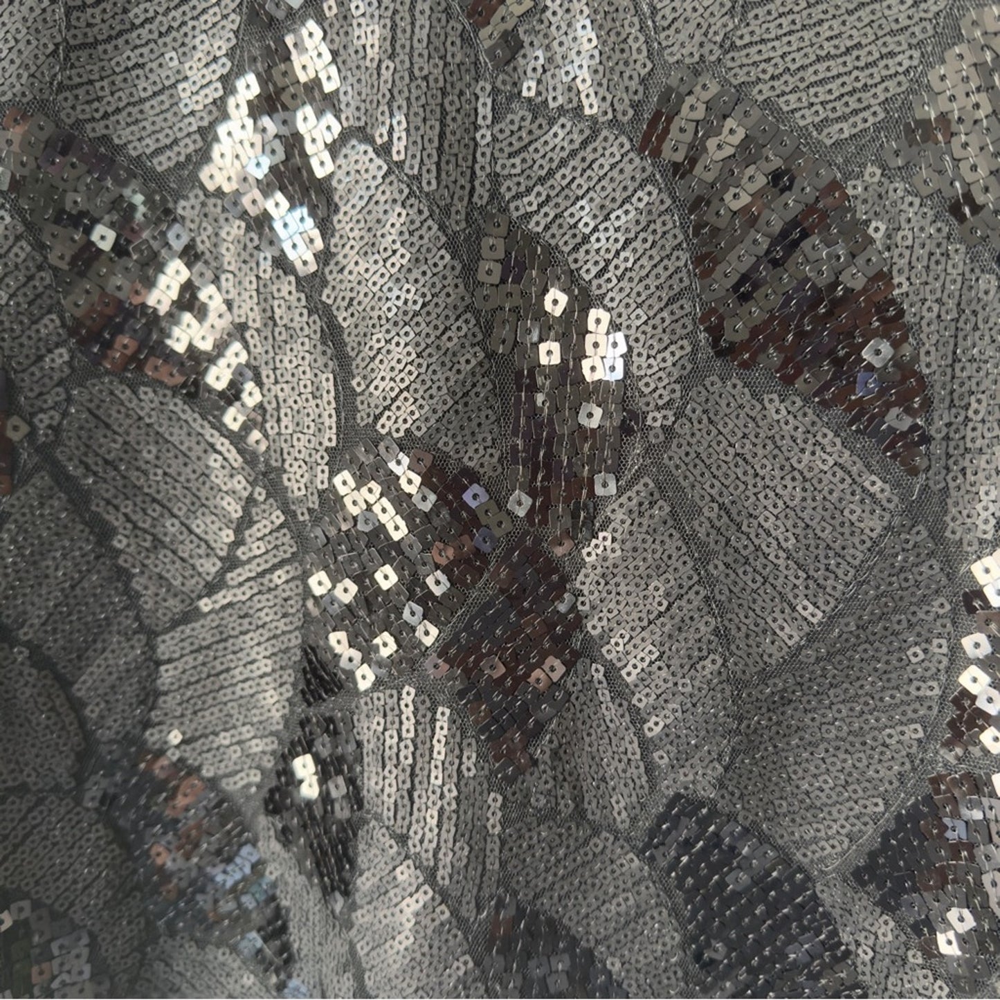 Anthropologie Pins and Needles Black Sequin Crop Tank Top sleeveless cropped NWT