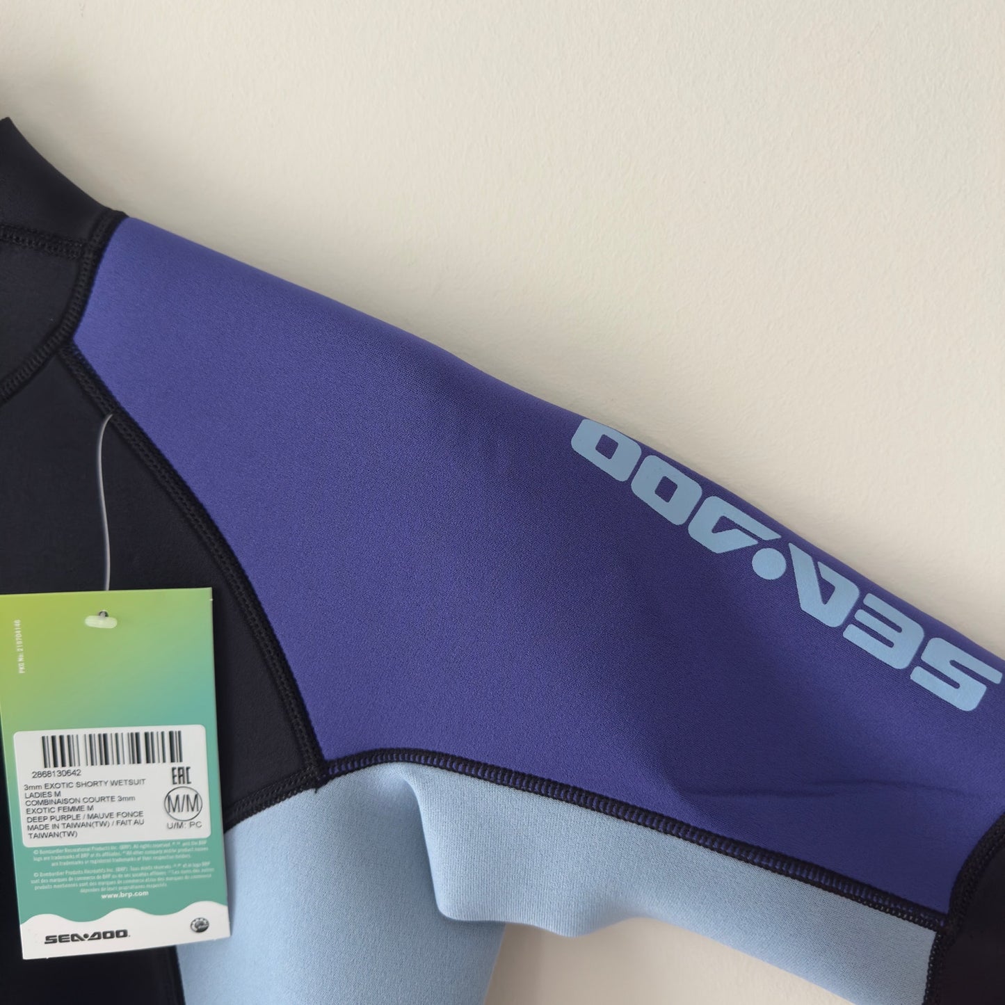 Sea-Doo Neoprene 3mm Exotic Shorty Wetsuit Element Proof Stretch Side Pocket NWT