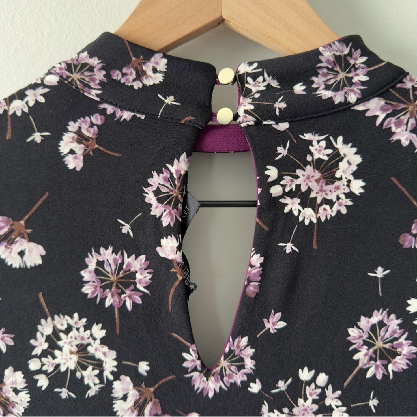 White House Black Market Reversible V-neck Cut Out Sheath Mini Dress Night Out