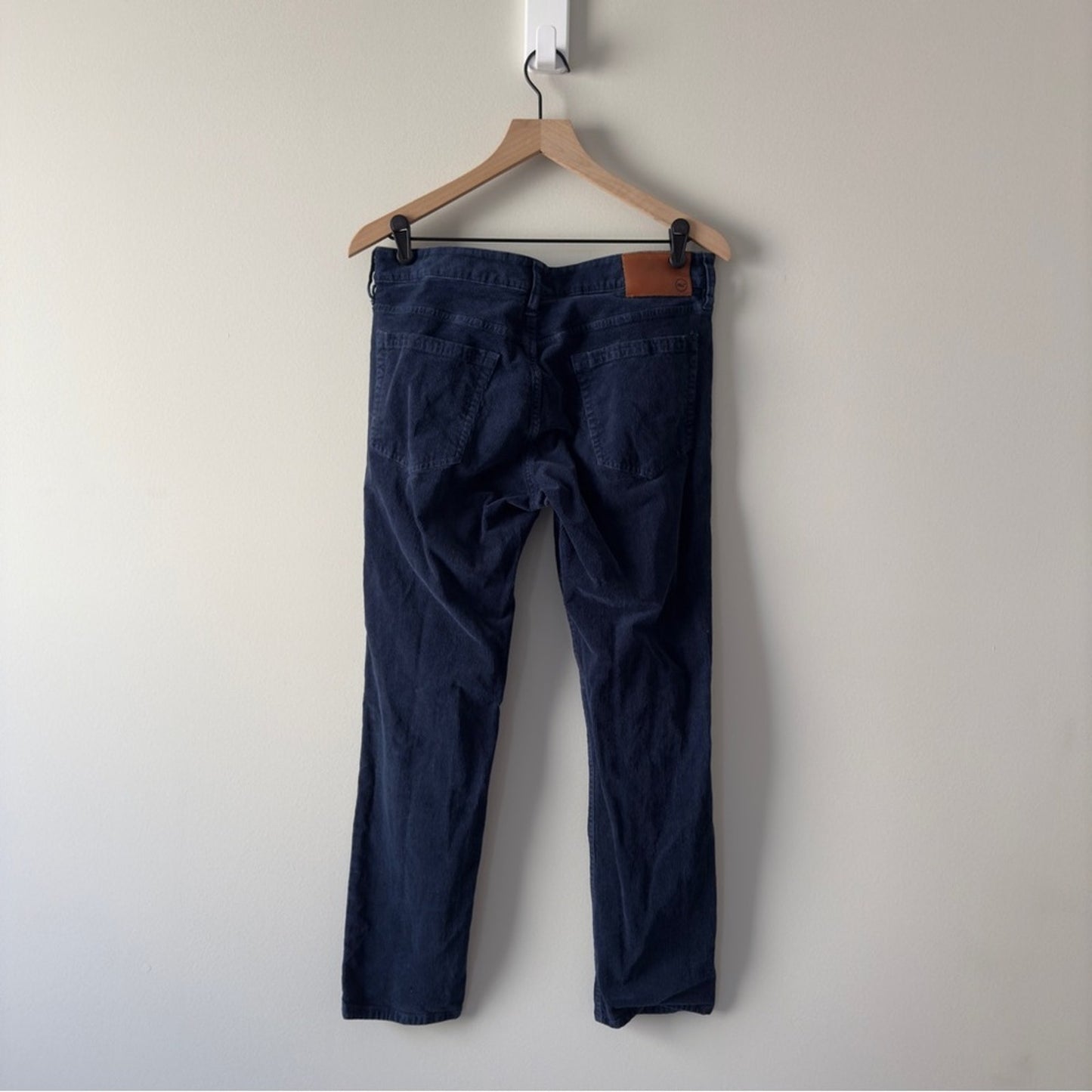Vineyard Vines Blue Straight Corduroy Pants Classic Style Y2K Cords Preppy zip