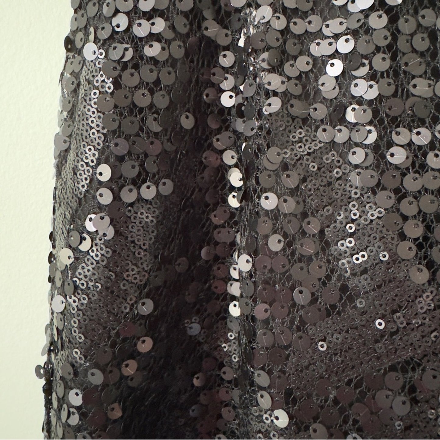 BCBGMaxAzria Carole Strapless Black Sequin Mini Dress Lined Zipper Back Party 4