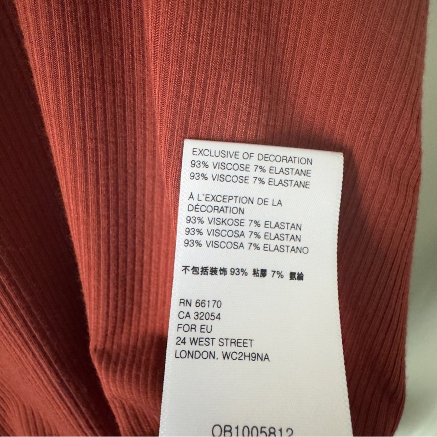 Free People Shimmy Shake Top Oversized Rust Long Sleeve Blouse scalloped hem EUC