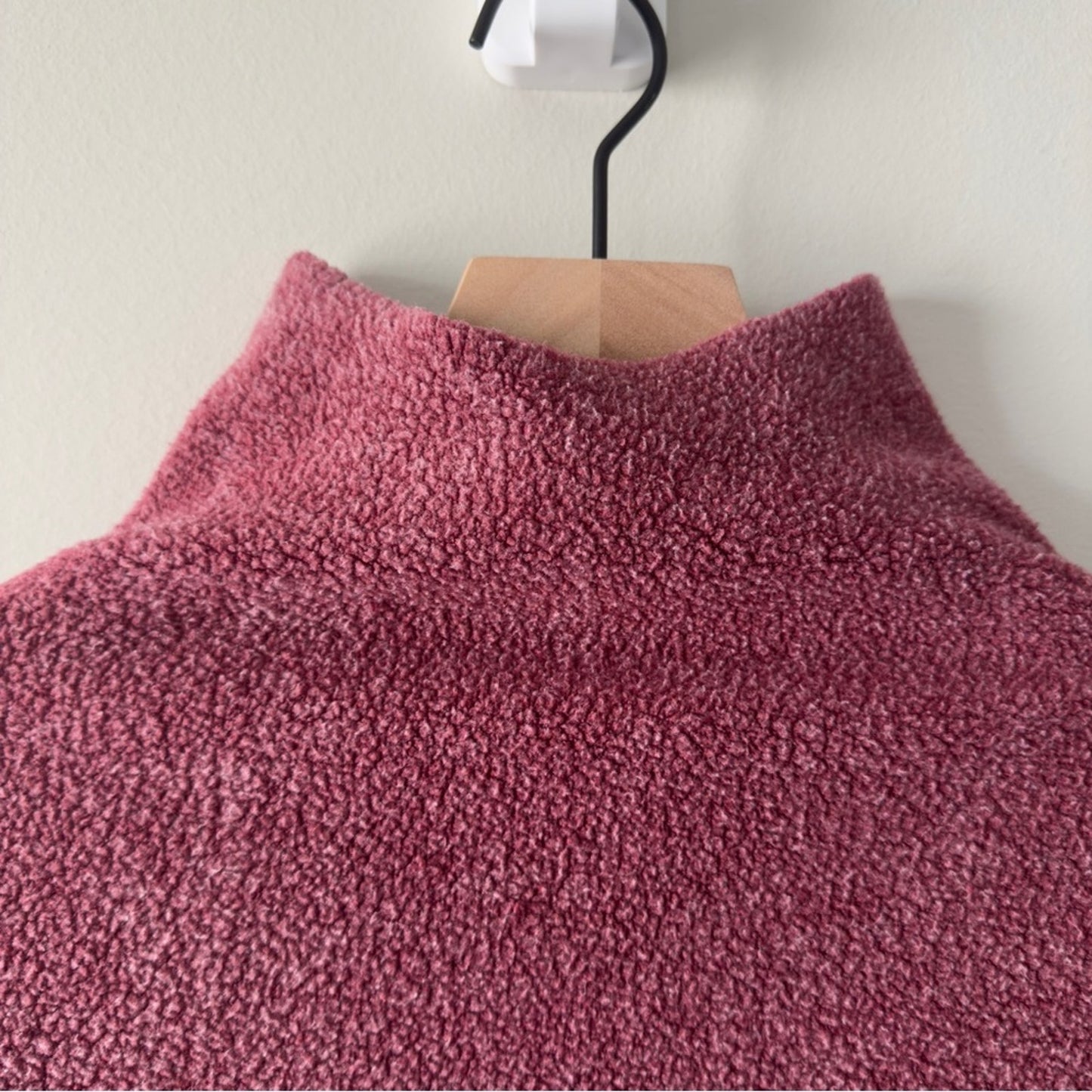 Free People Pink Cowl Neck Sweater Soft Knit Texture long sleeve cotton blend XS