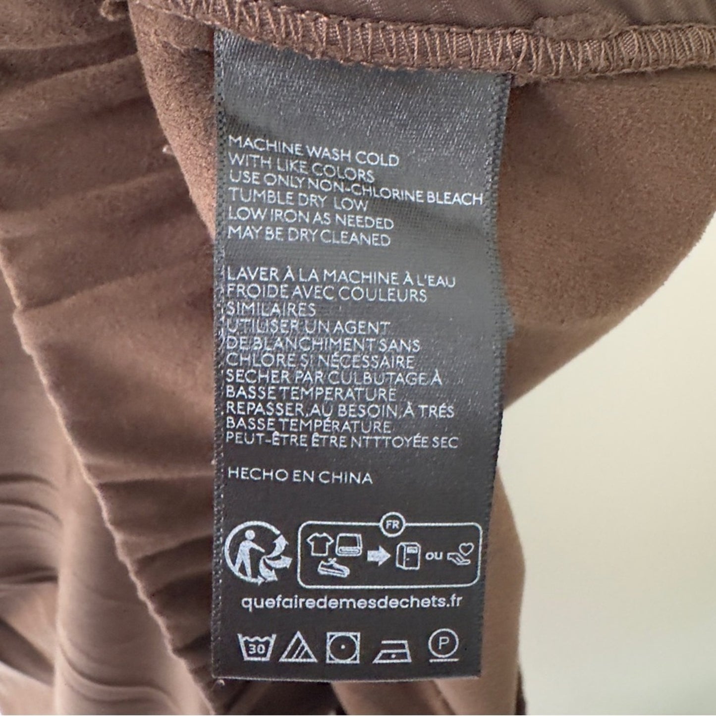 Free People We The Free Straight On Suede Shorts Brown Retro Pleated Bermuda Zip