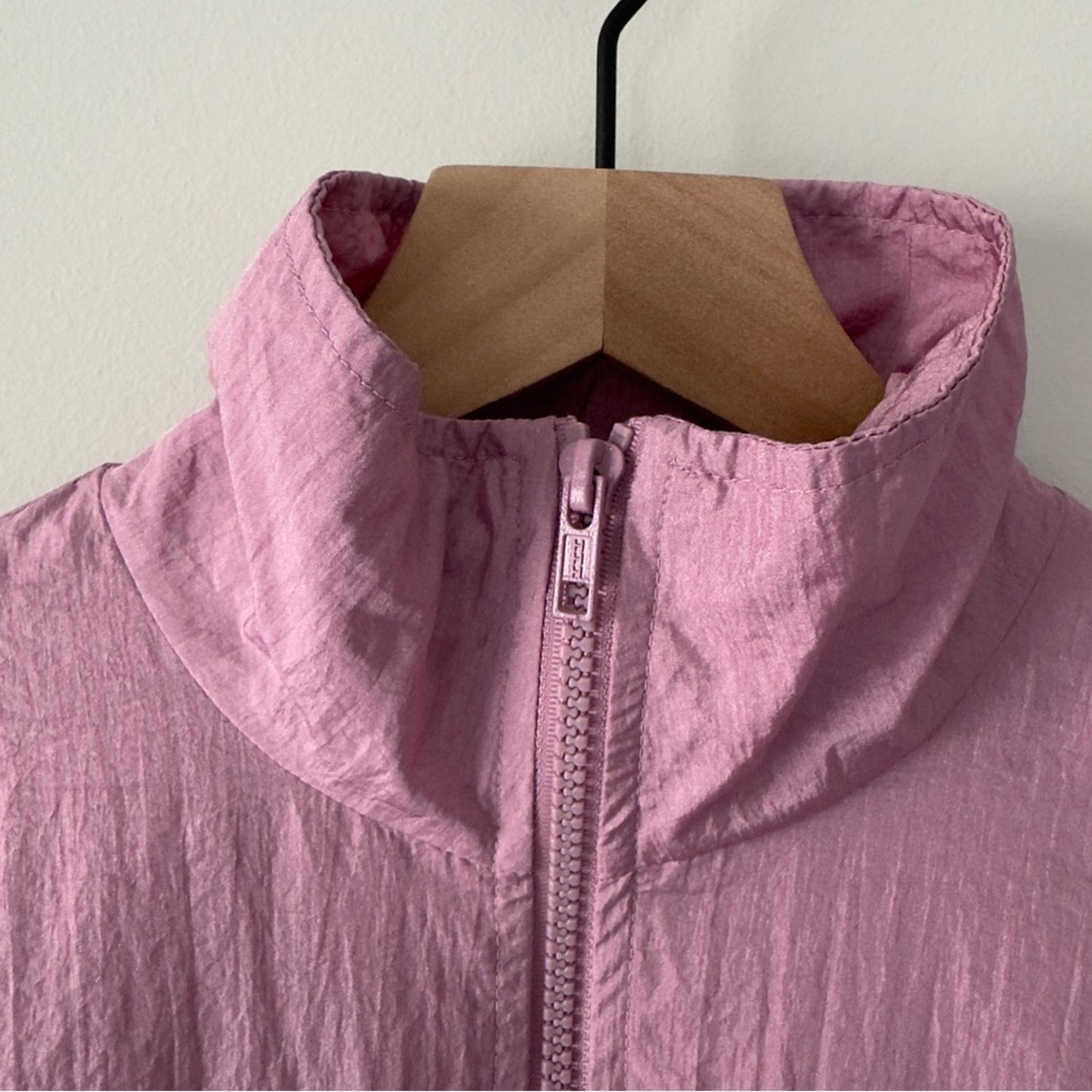 Vintage 90s Blair Floral Embroidery windbreaker Jacket Drawstring Waist full zip