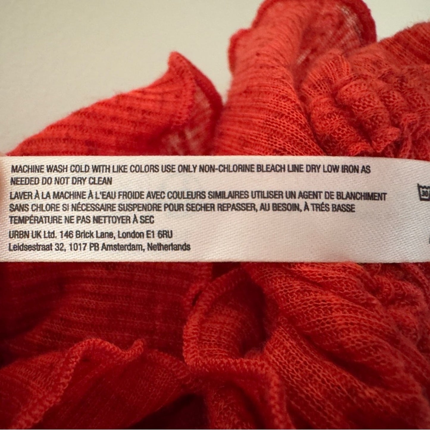 FREE PEOPLE Free-Est Ribbed Ruffle Cropped Top in Fiesta Red Tank Tiered Crop M