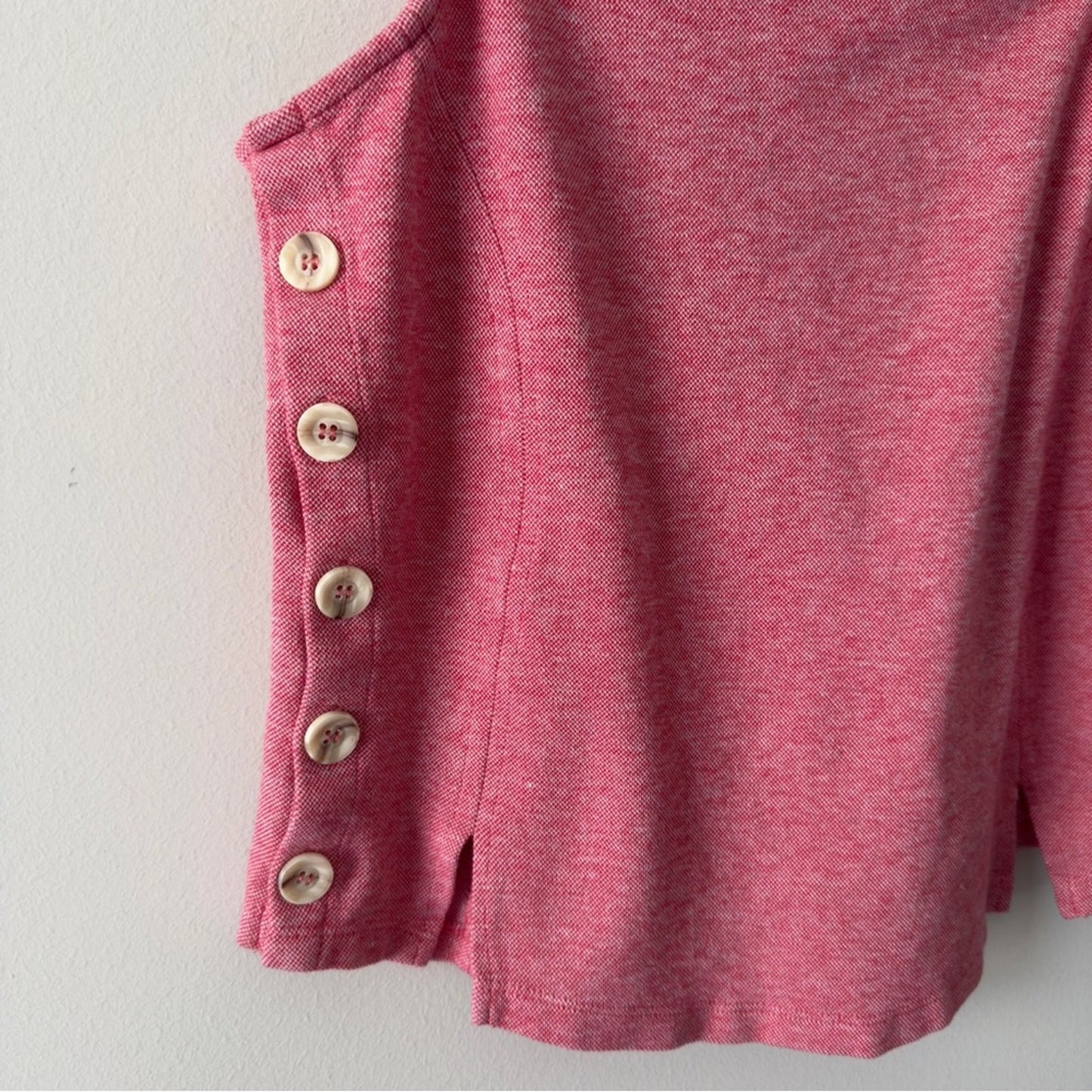 Anthropologie Meadow Rue Button Sides Camisole Tank Spaghetti Strap slit boho S