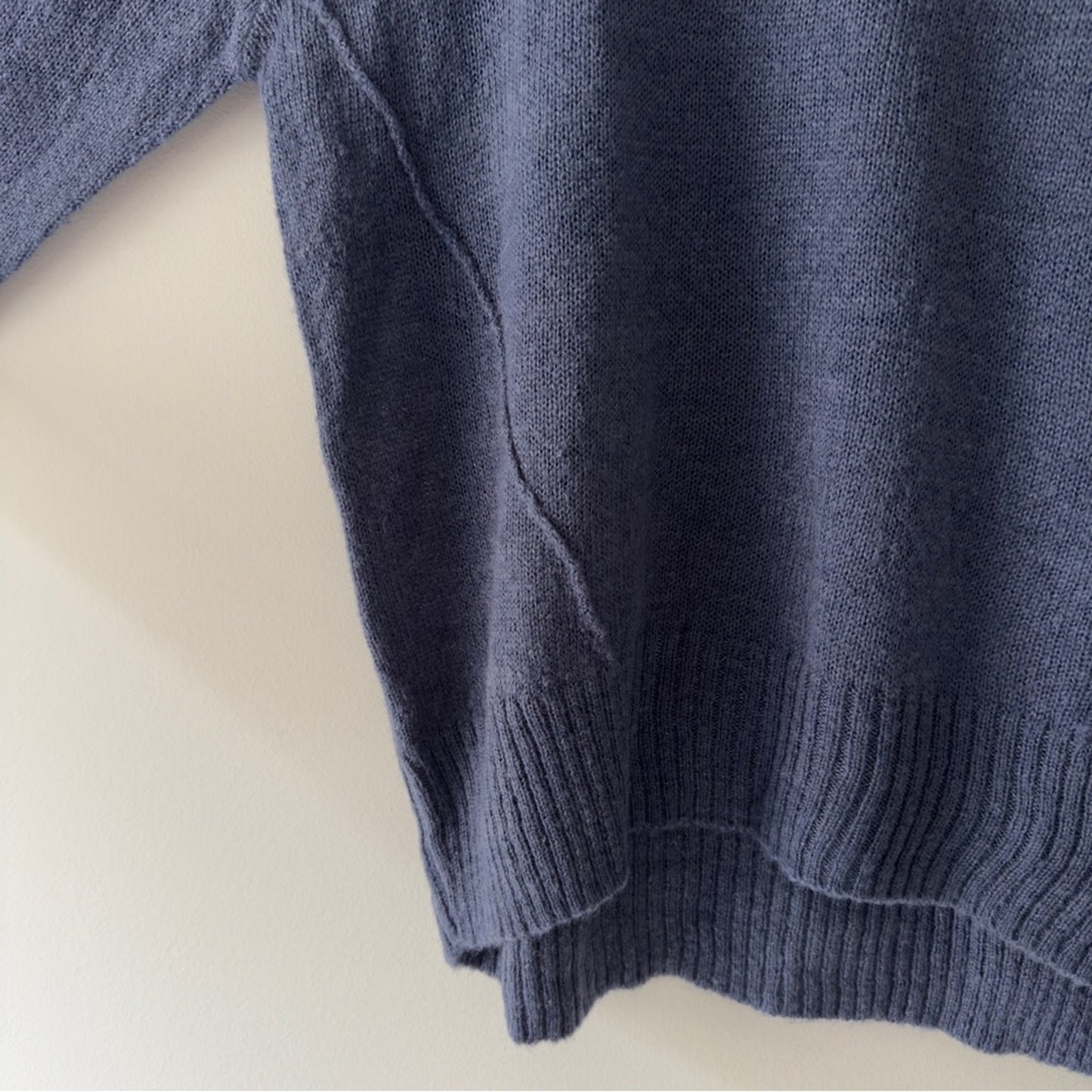 Express Cozy Blue Sweater Long Sleeve Cuffs Crew Neck Solid Fall Winter Casual S