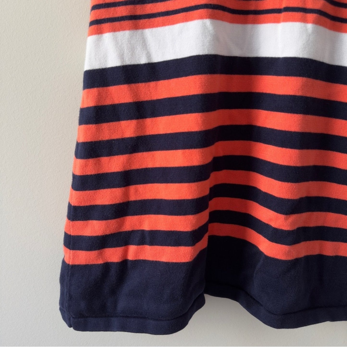 Lilly Pulitzer 100% cotton Knit Mini dress retro striped sleeveless Racerback S