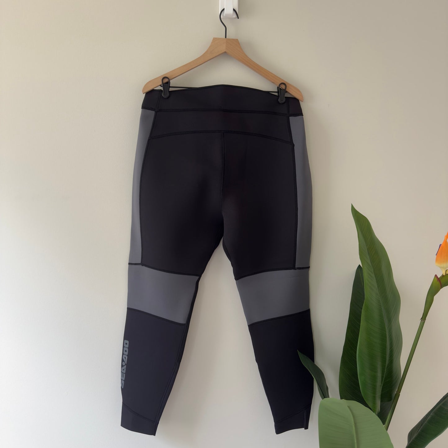 Sea-Doo Montego Pants Men’s Black Grey 3mm Neoprene fitted durable UV protect XL