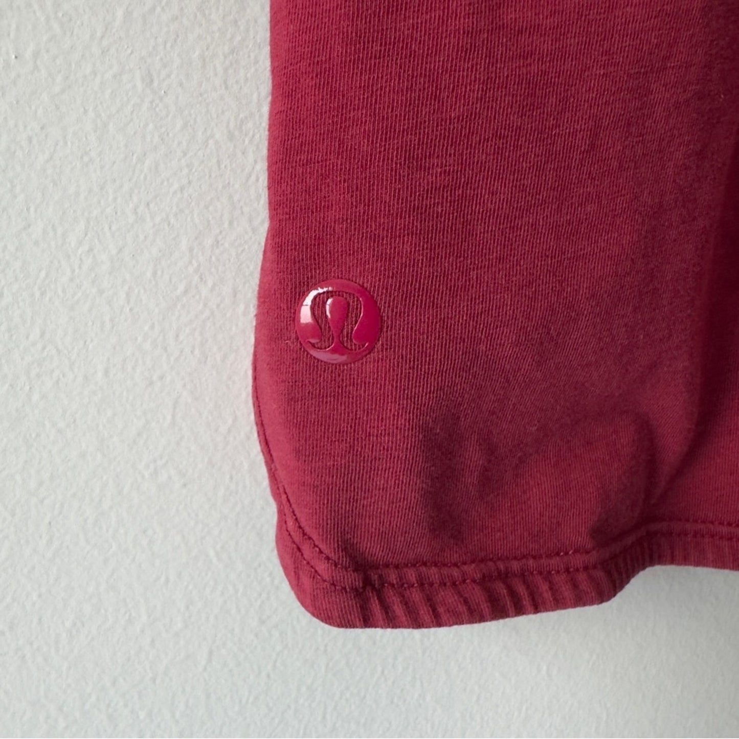 Lululemon Circadian Tank in Heathered Cranberry Pima cotton stretch yoga casual