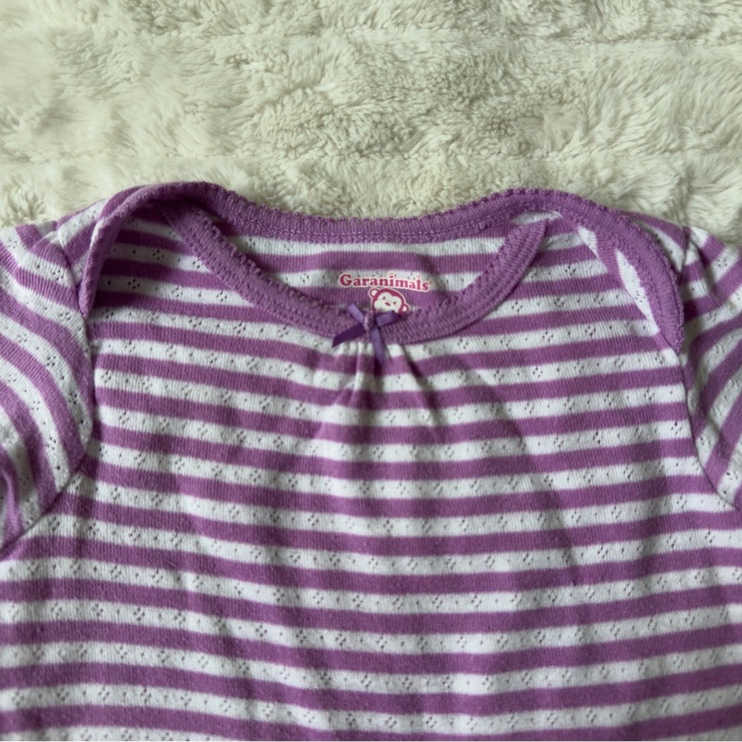 Garanimals Baby Onesies One Pieces lot Navy Poodle Purple striped Mustard bunny