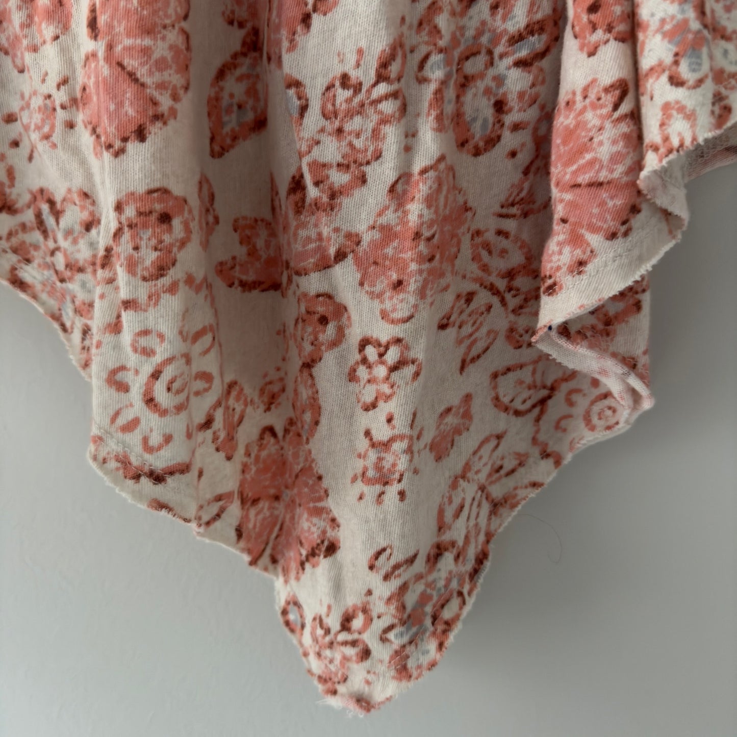 Free People We the Free Daisy Tank Tea Combo 100% Cotton Halter Floral Crop Side