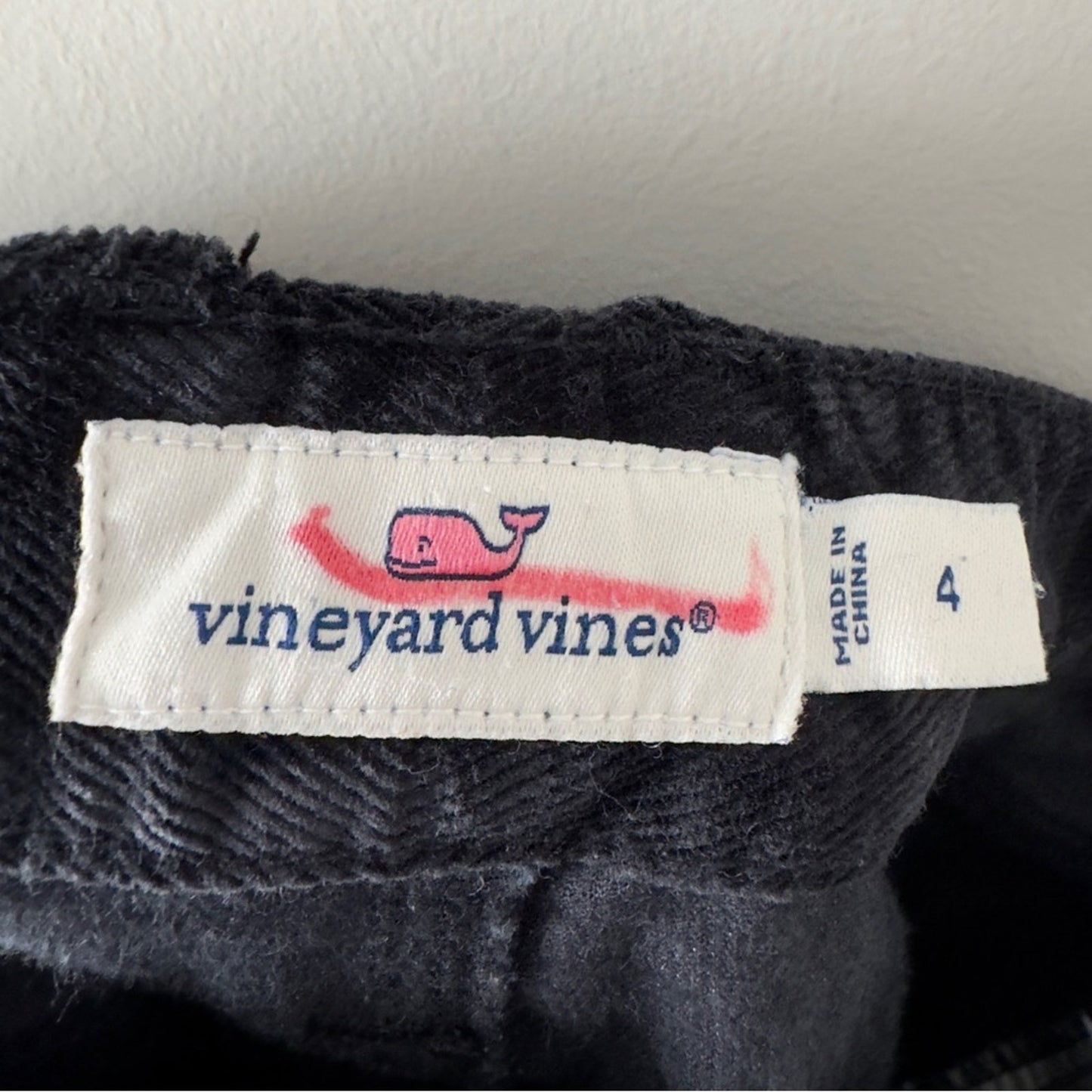Vineyard Vines Corduroy Pants pockets slit hem zip button stretch cotton soft 4