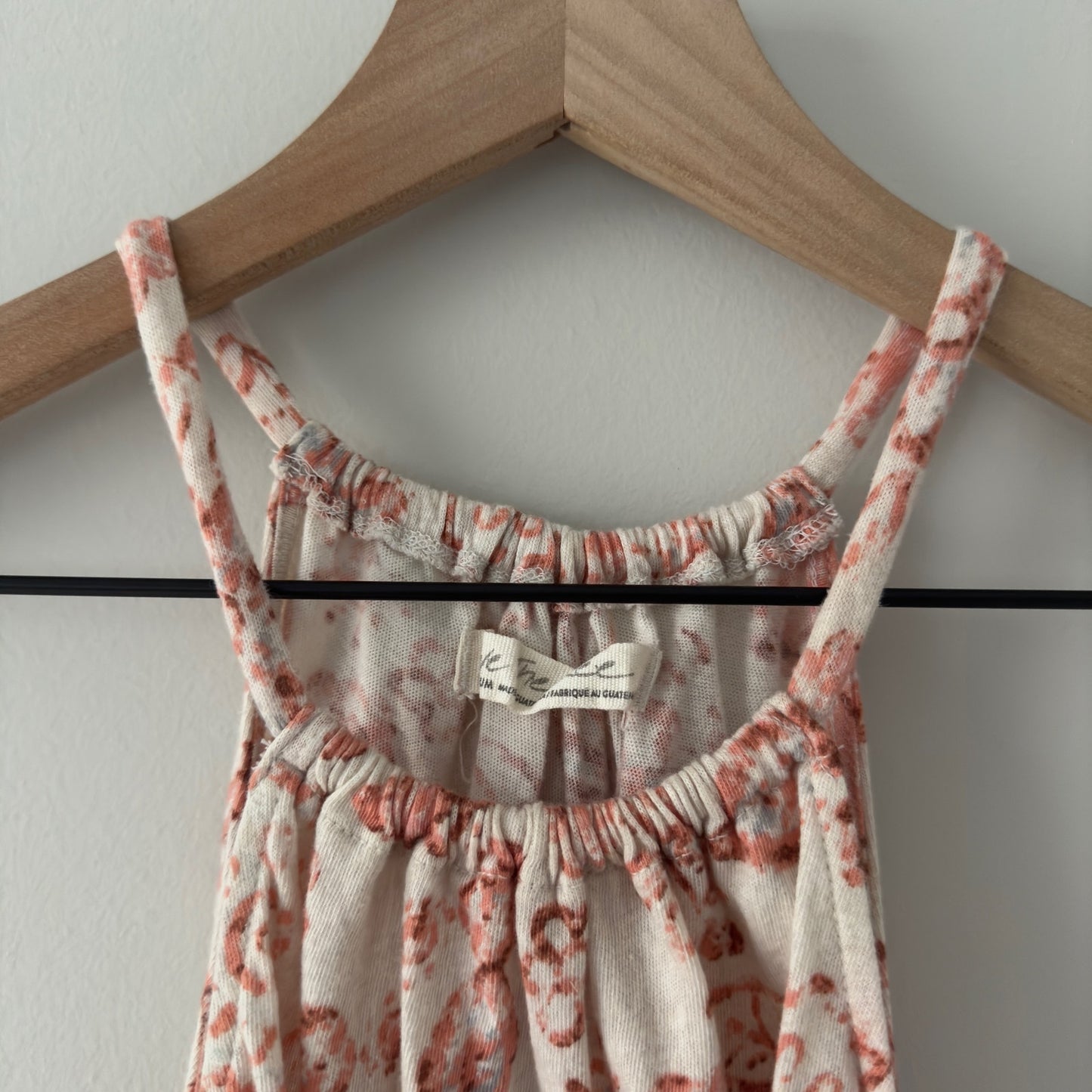 Free People We the Free Daisy Tank Tea Combo 100% Cotton Halter Floral Crop Side