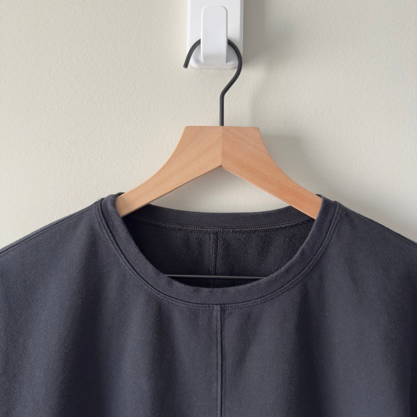 Lululemon Cut Above Tee in Black Stretch French Terry Short Sleeve Slit Sides