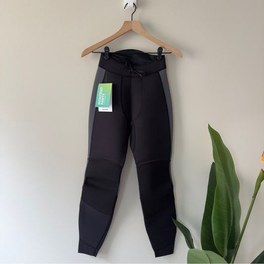 Sea-Doo Montego Pants Men’s Black Grey 3mm Neoprene fitted durable UV protect S