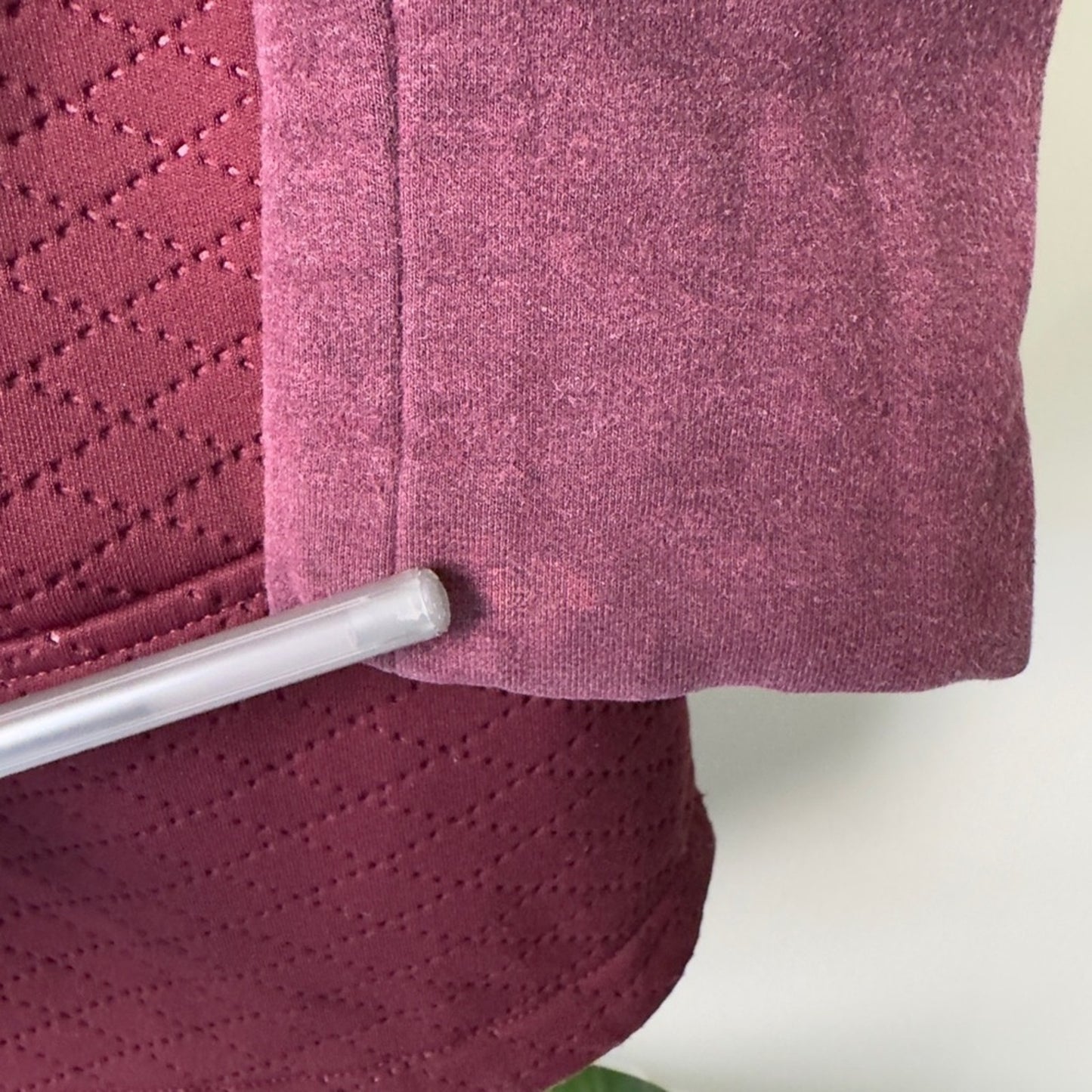 The North Face Red Utility Jacket with Hood Tunic Length Pockets Full Zip quilt