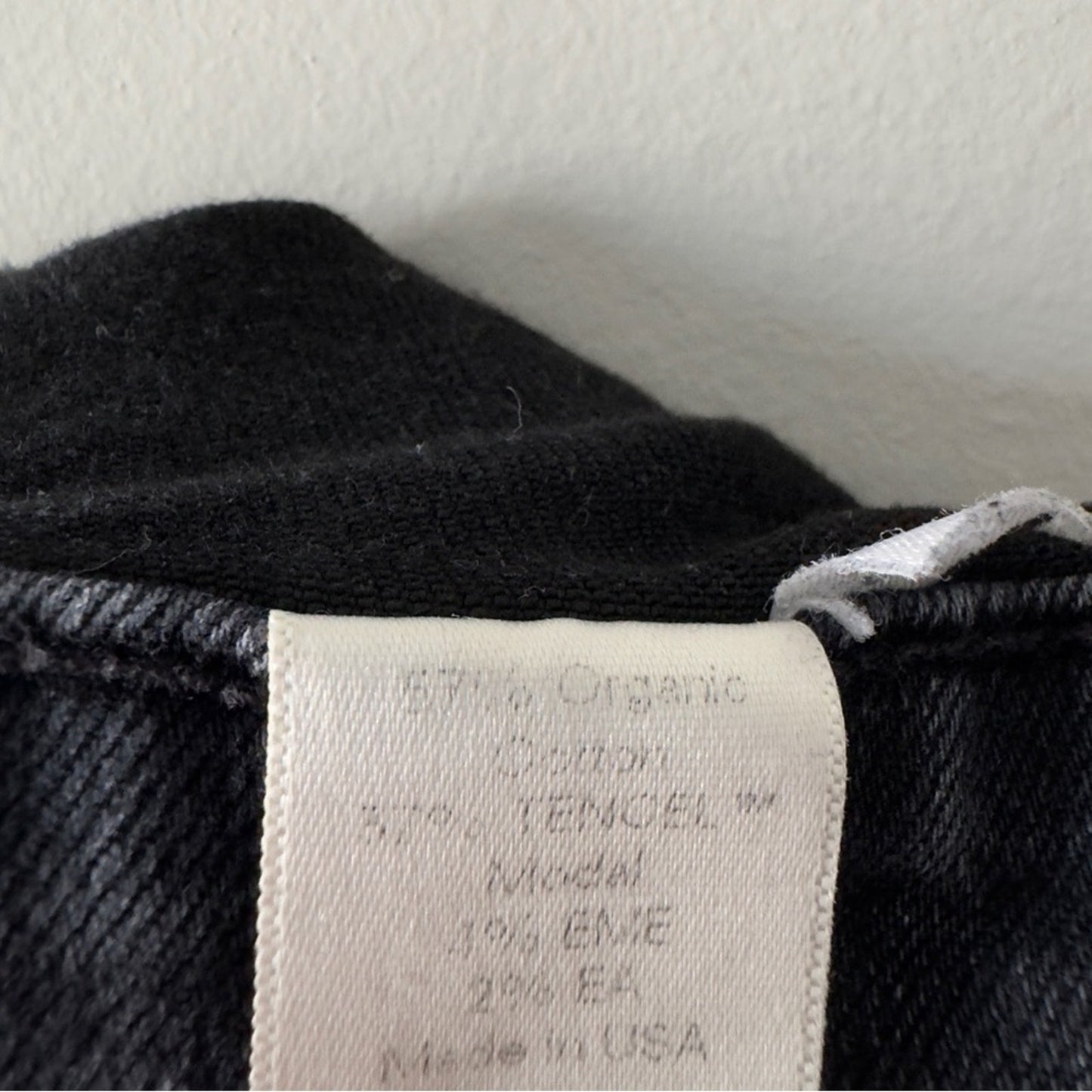 Reformation Jeans May High & Skinny in Washed Black Organic Cotton Made in USA