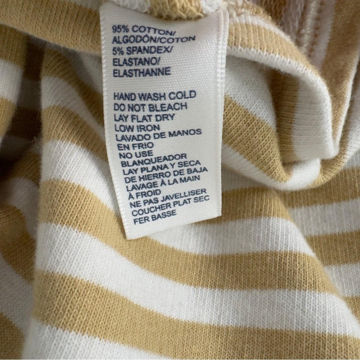 Rebecca Minkoff Puffed Shoulder Long Sleeve Tope Striped Crew cotton stretch XS