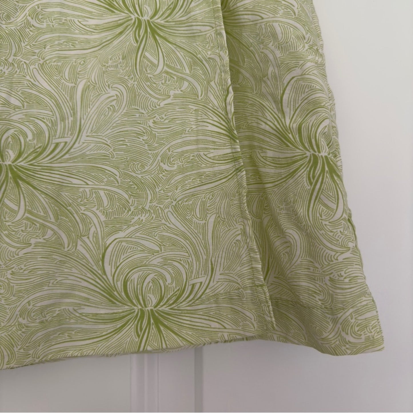 Patagonia Printed Snap Waist Wrap Skirt Mini Athletic Floral Green White Active