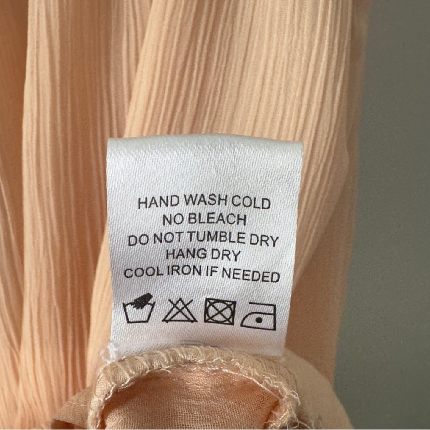 Revolve Lovers + Friends Cold Shoulder Pink Orange Ruffled Bell Sleeve Blouse M