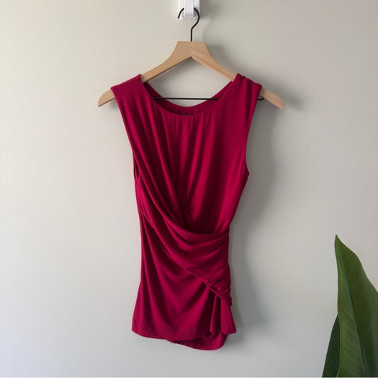 Free People We The Free Twist Front Tank Top sleeveless stretch solid summer EUC