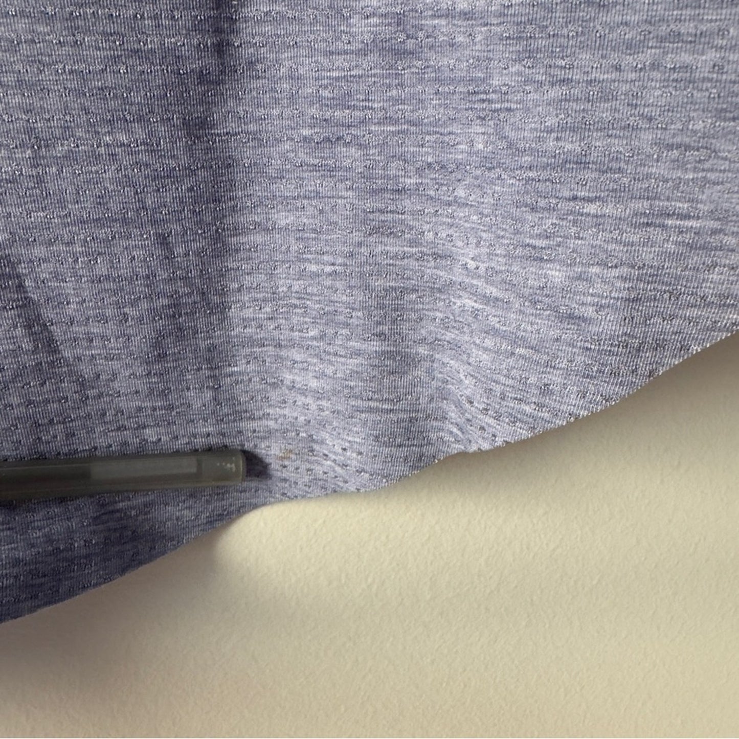 Lululemon Plank To Pike Tank in Heathered Twilight Blue / Twilight Blue Top logo