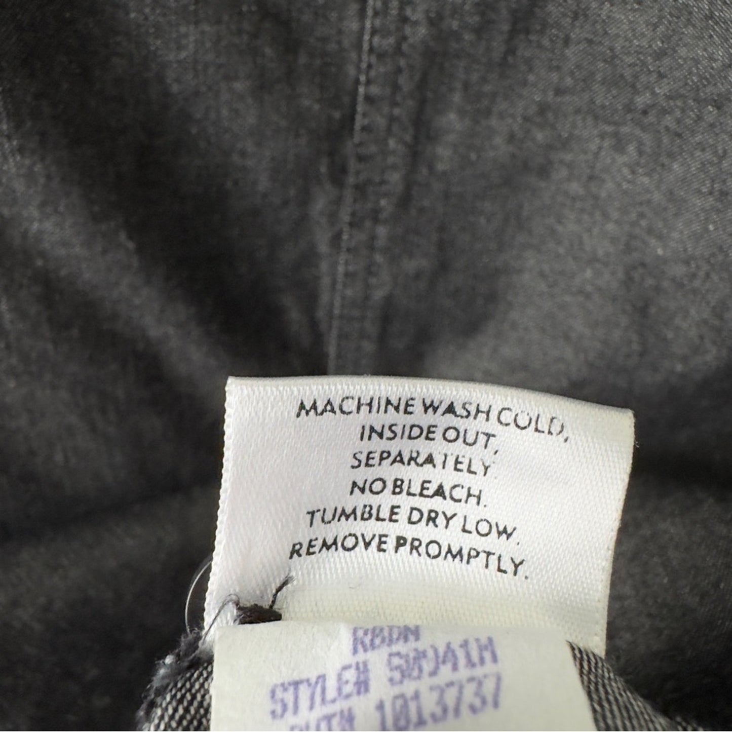 Eileen Fisher Charcoal A-Line Skirt Stretch Denim side zip zipper Jean cotton S