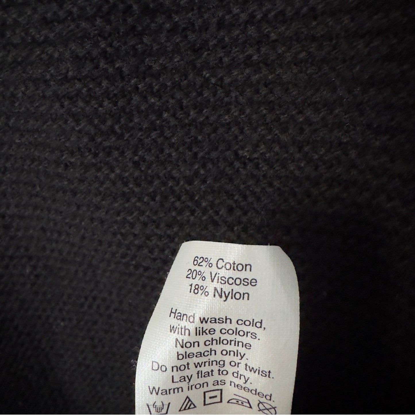 Madewell Tight Knit Pullover Sweater Cotton Blend Long Sleeve Crew Neck Black