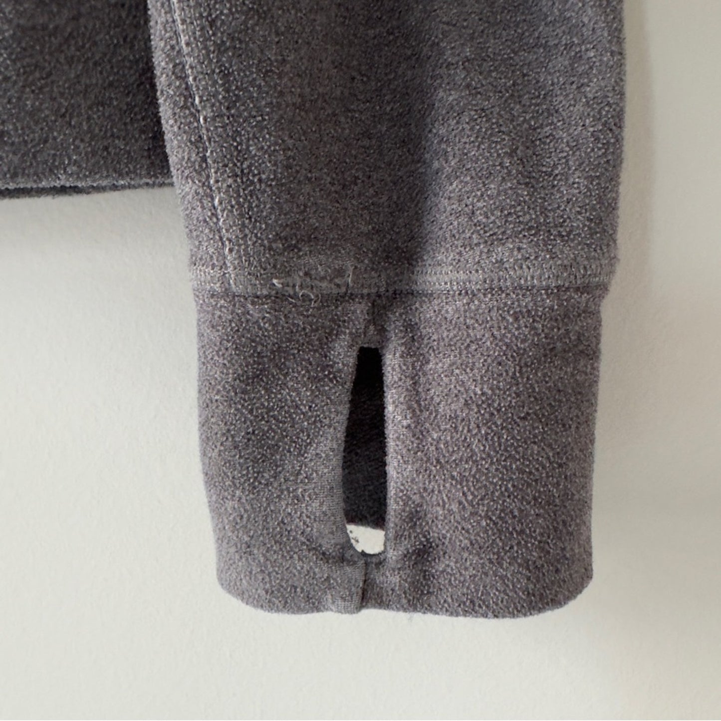 The North Face Gray Fleece Hoodie Jacket Full Zip Long Sleeve Pockets Drawstring