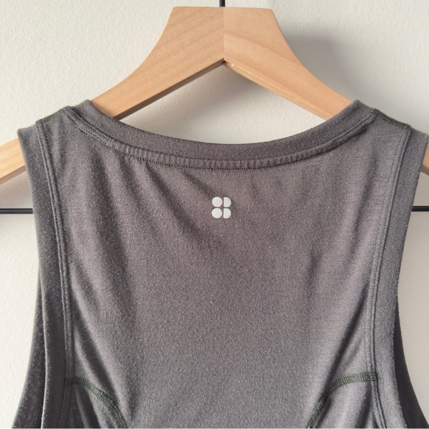 Sweaty Betty Athletic Tank Top Sleeveless casual activewear solid ruched back S