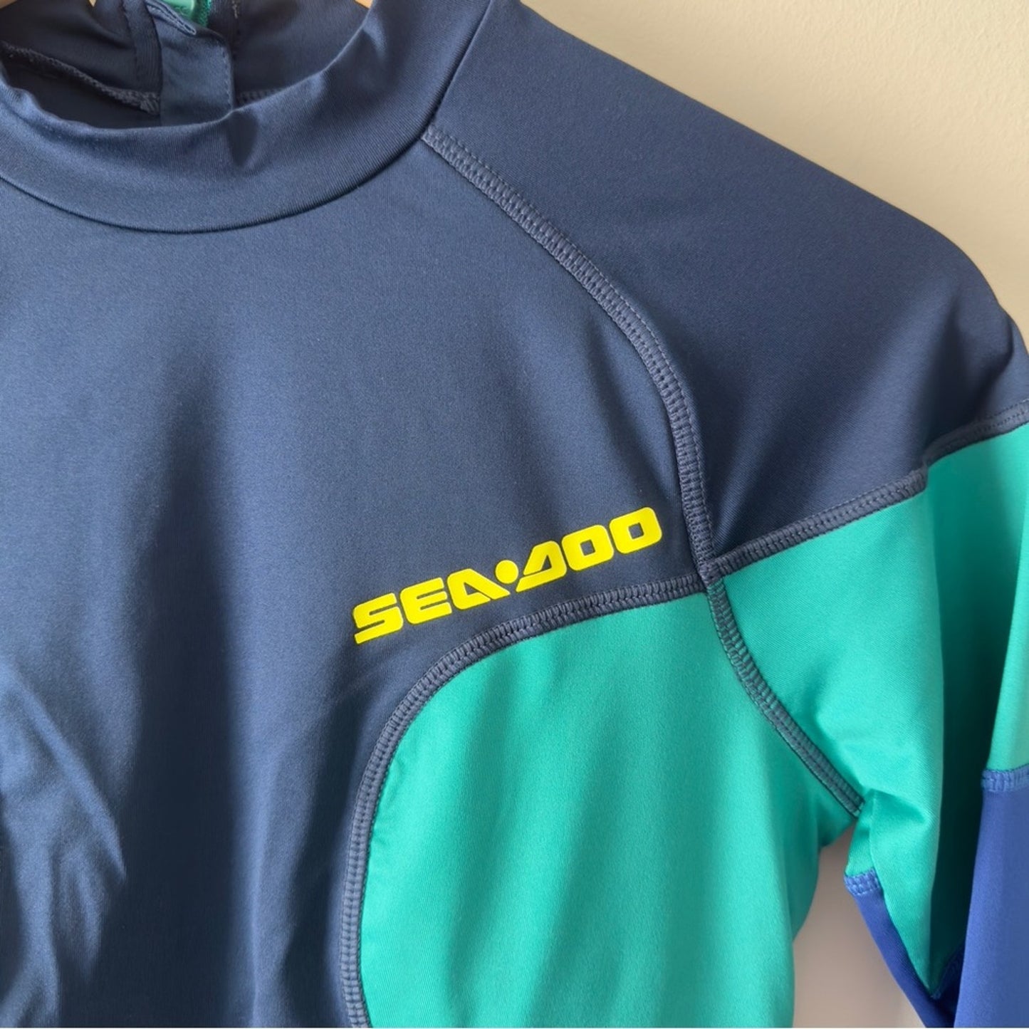 Sea-Doo Women’s One-Piece Suit Rashguard Marine/Navy Watersports Long Sleeve NWT
