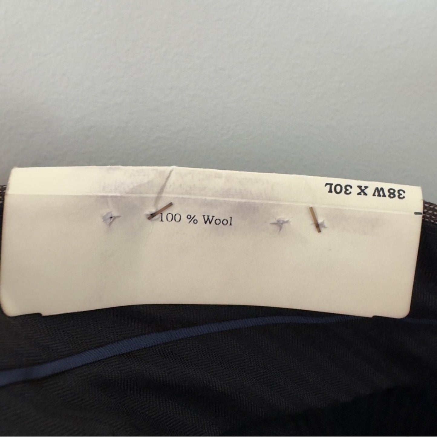 Vintage Lauren Ralph Lauren 100% Wool Dress Pants Brown Rolled Hem Pleated 90s