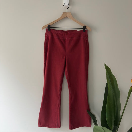 Free People We The Free In My Feelings Cropped Slim Flare Jeans Bootcut mid rise