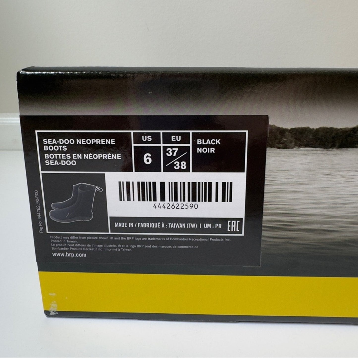 Sea-Doo Neoprene Water Boots Black Unisex Men’s 6 / Women’s 8 Jet Ski Ocean NIB