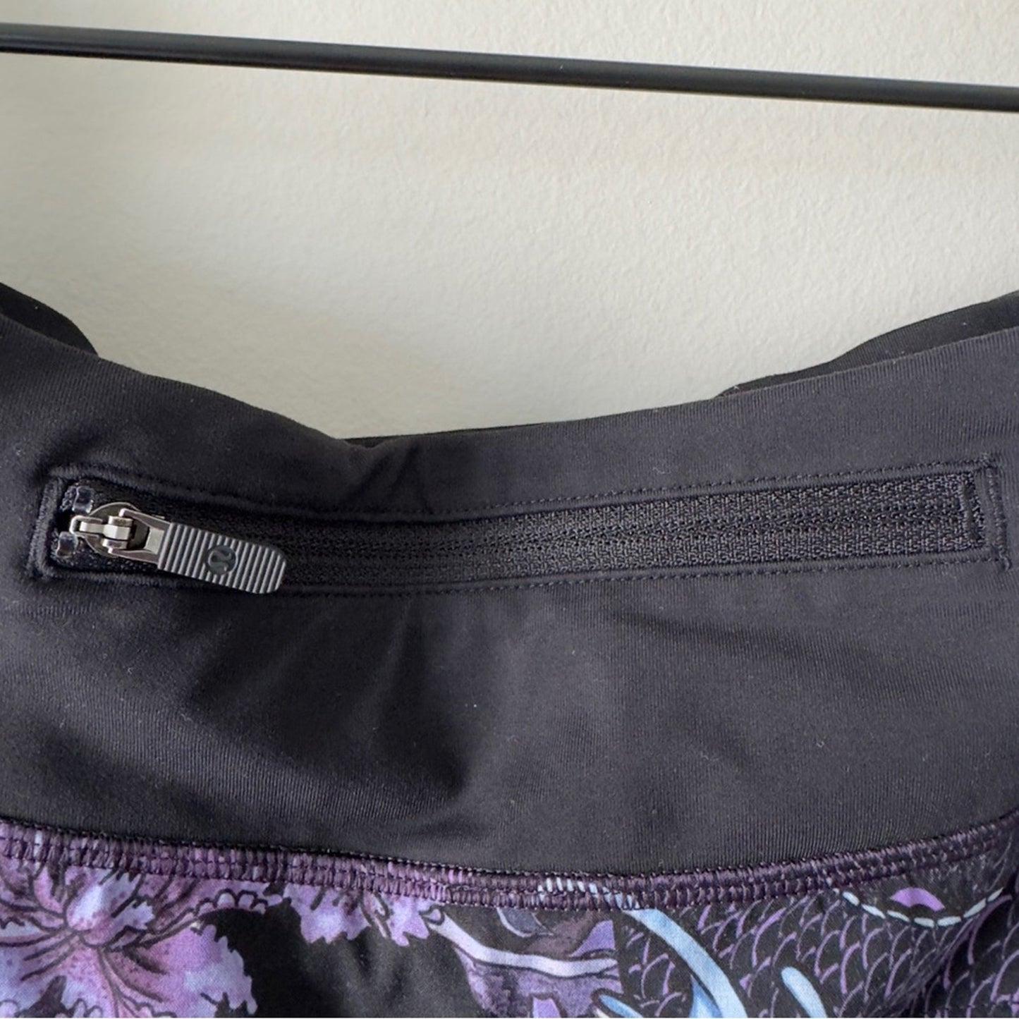 Lululemon Speed Up Short *Long 4" in Memoir Multi Purple / Black athletic Shorts