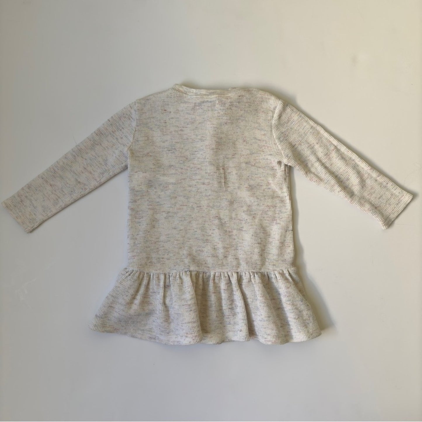 Ralph Lauren Baby Cream Knit Dress with Bloomers speckled long sleeve button up