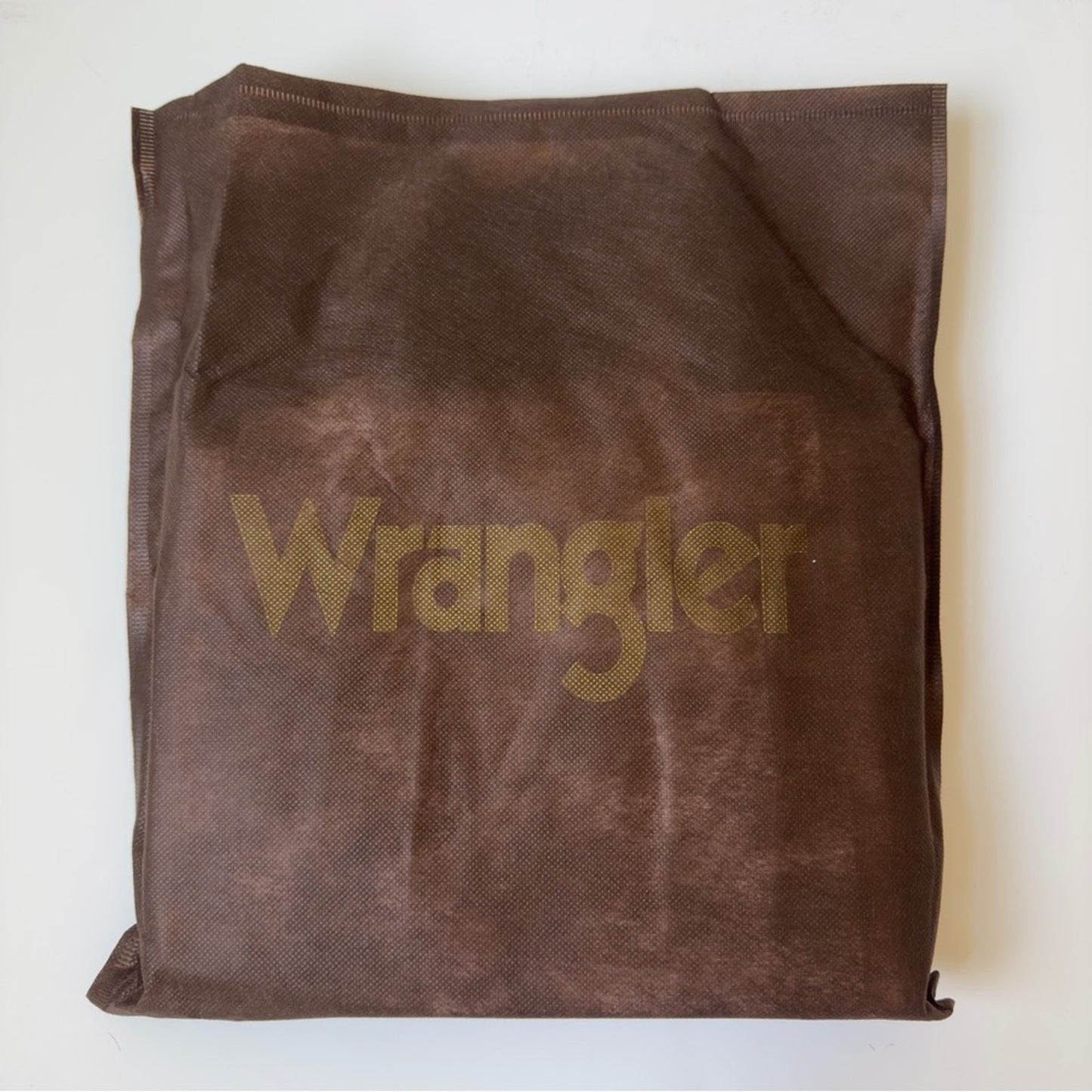 Wrangler Tote Bag Aztec Print Boho Brown Southwestern Faux Leather Zipper Pocket