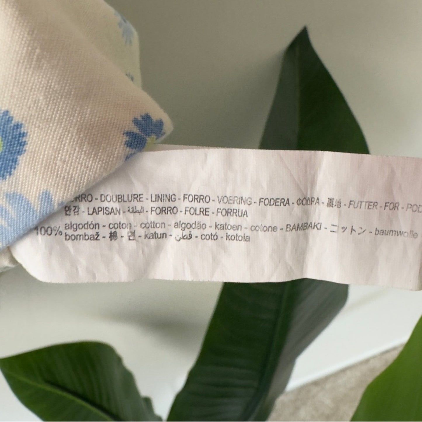 Zara Floral Mini Dress Yellow Blue white adjustable spaghetti straps tie sides M