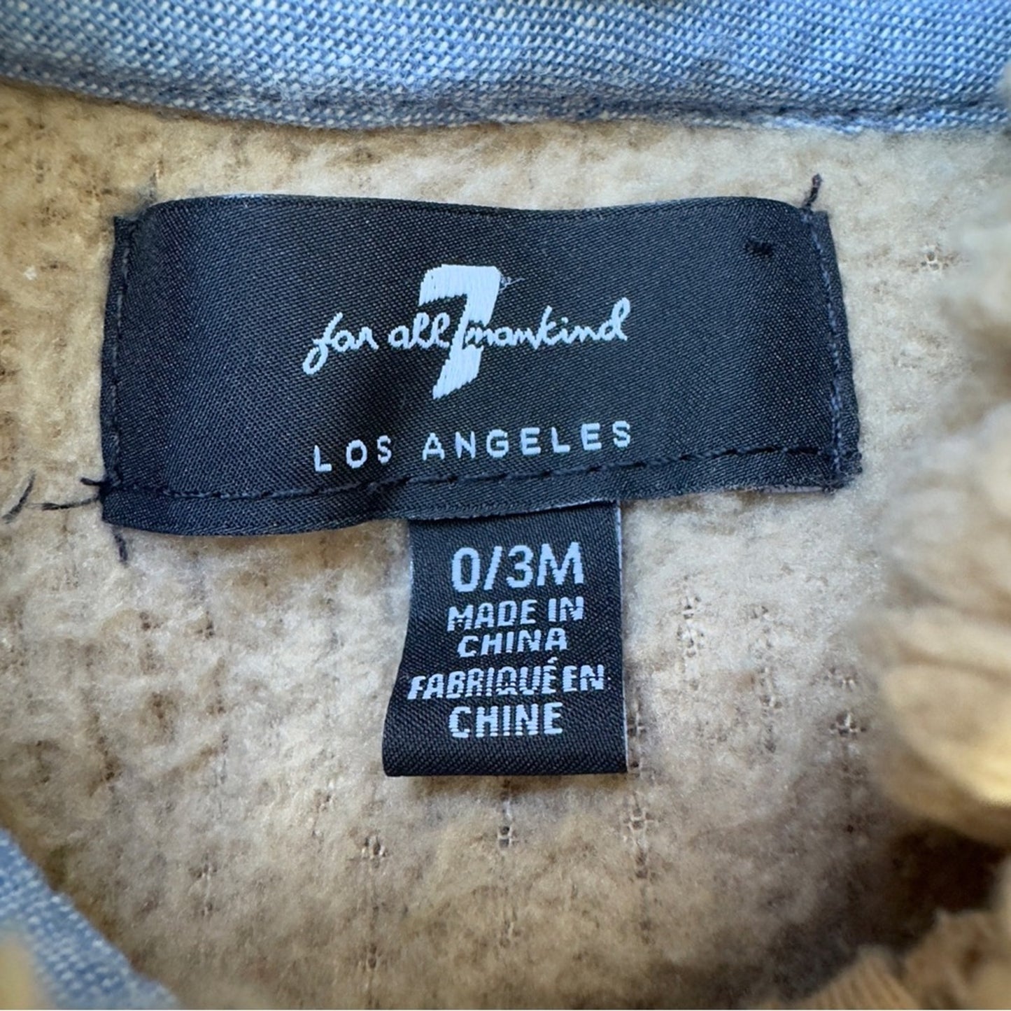 7 For All Mankind Teddy Jacket Hooded Zip Up hoodie bear ears soft pockets cozy