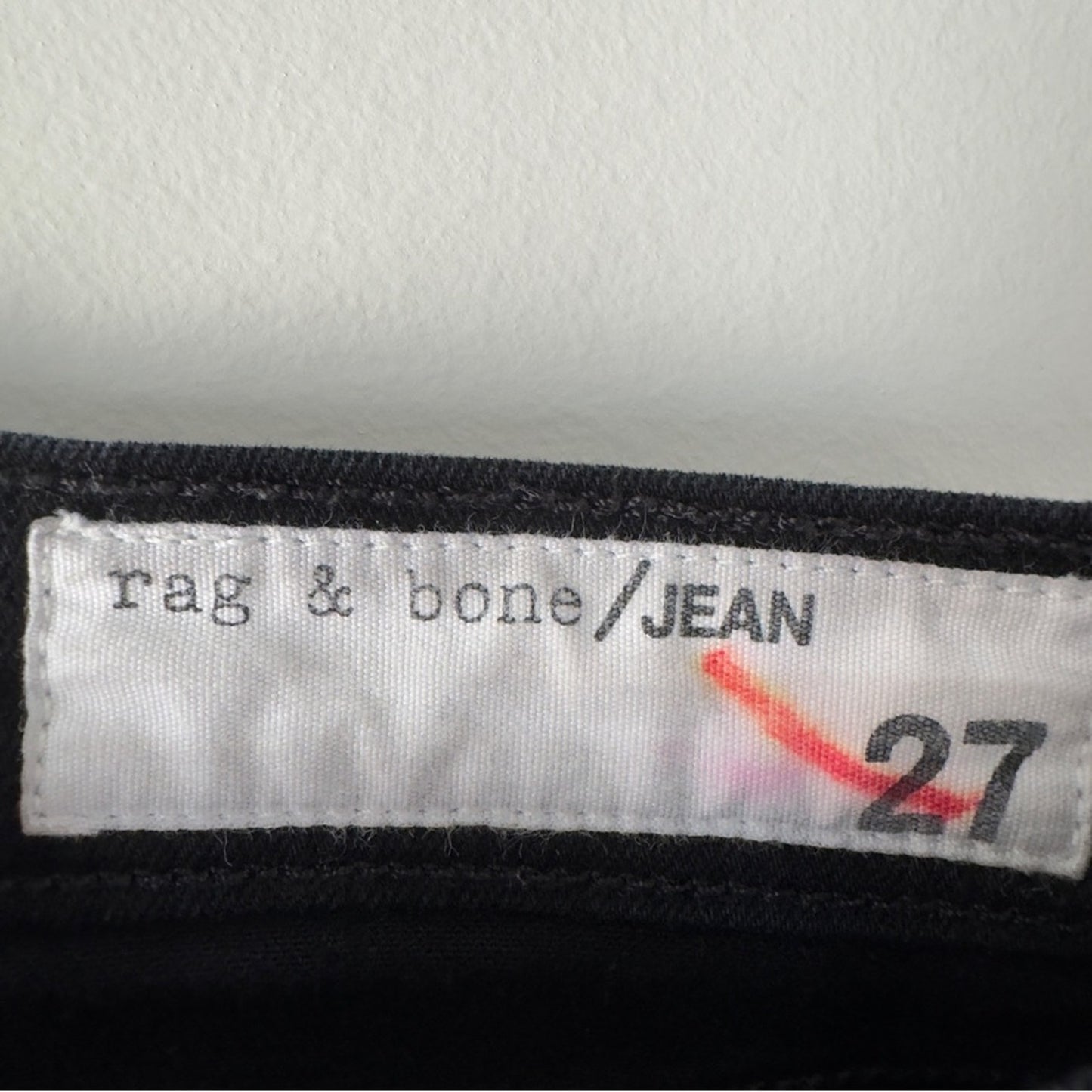 Rag & Bone Lace Up Skinny Jeans Black Coal cotton blend casual pockets high rise