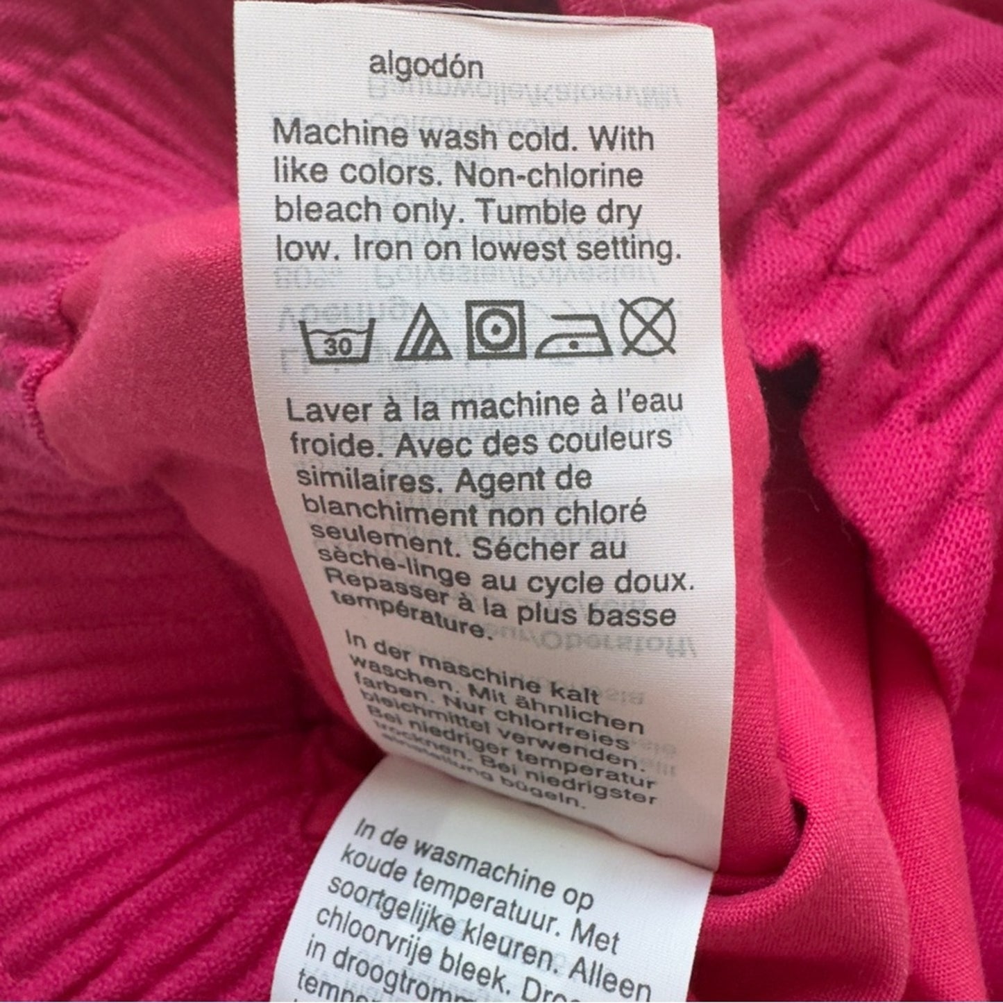 J. Crew Linen/Cotton Pink Bubble Mini Skirt scalloped hem stretchy elastic waist